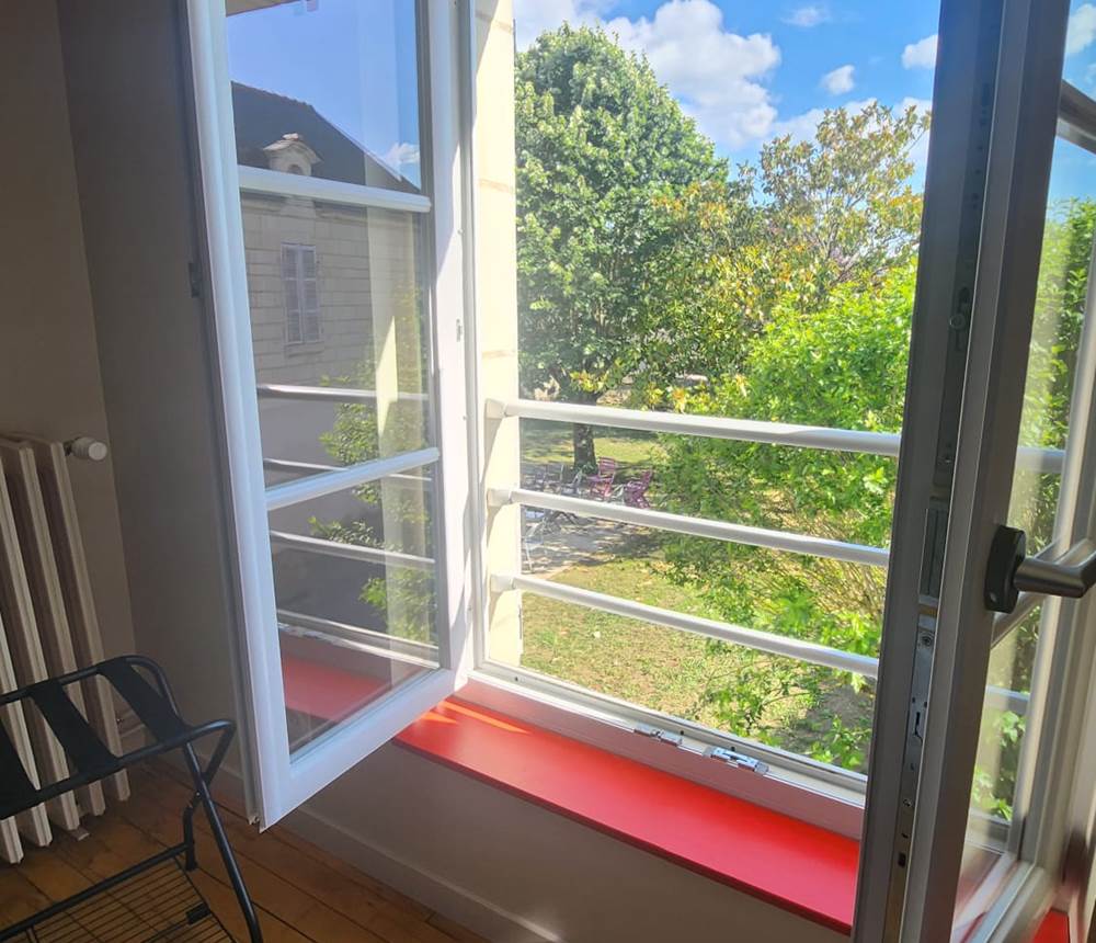 Vu extérieur depuis la chambre le C