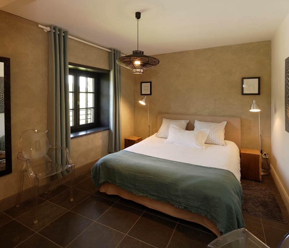 La chambre bleue à l'Oustal (lit 160)
