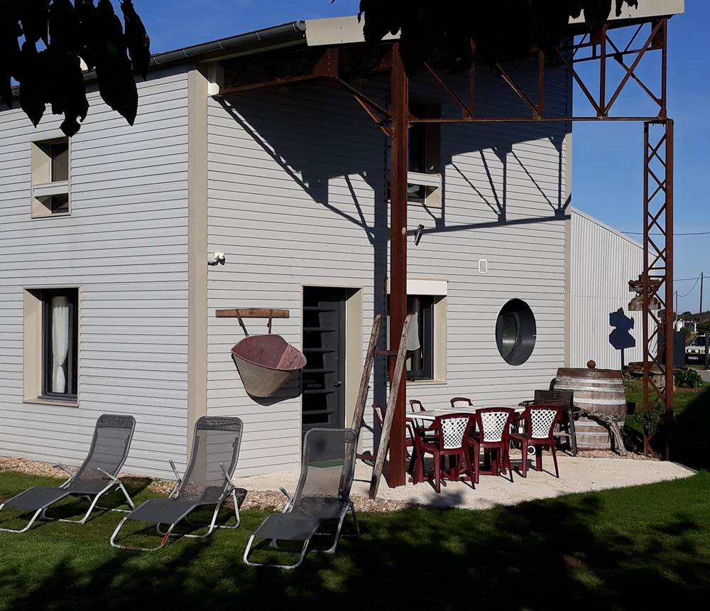 La terrasse  du gîte