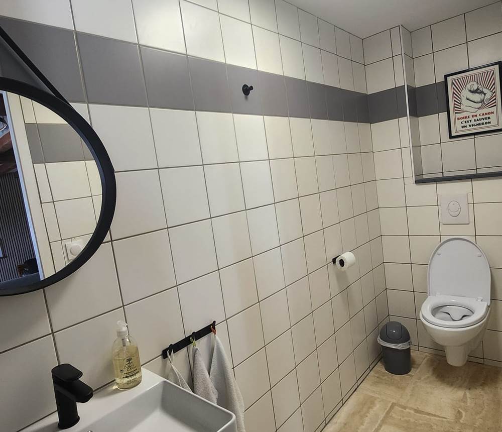 Toilette indépendante au rdc
