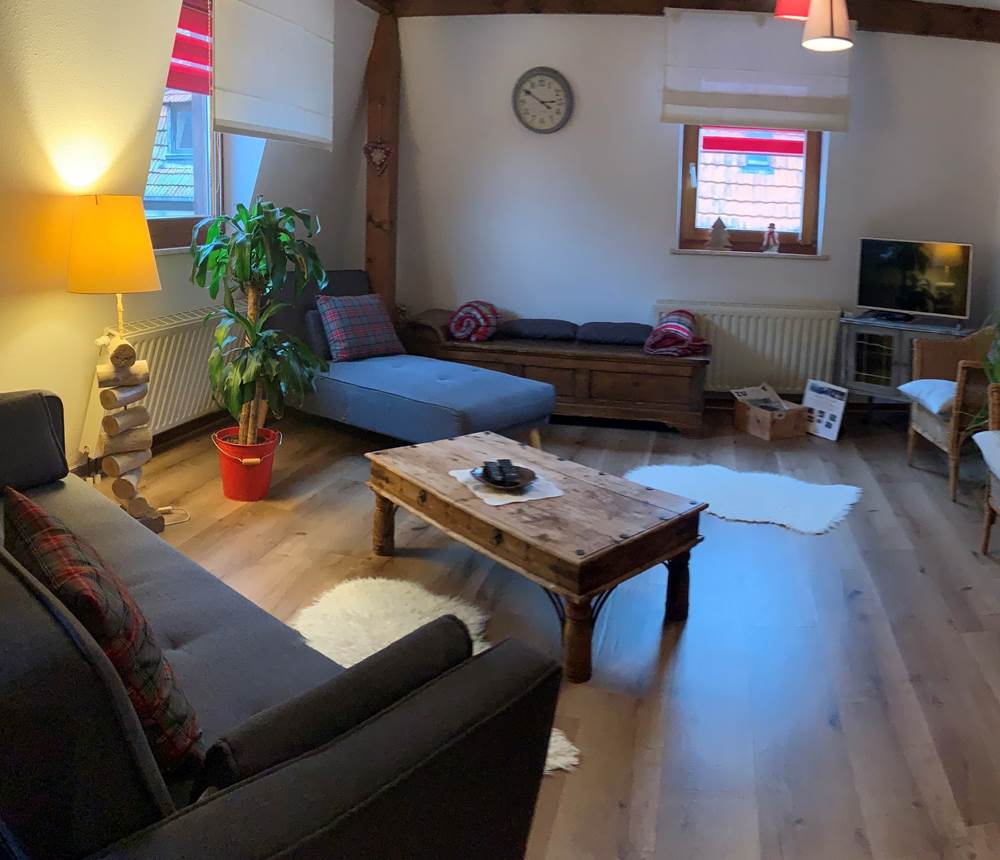 Chambre avec lit de 160x 200 ou 2x 90x200 + un lit enfant