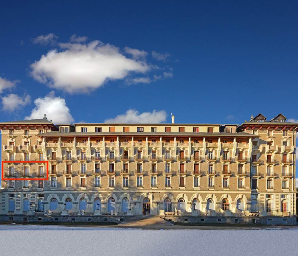 Bienvenue au Grand Hôtel de Font Romeu Appartement familial de 80m2 plein sud au 2éme étage avec ascenseur.