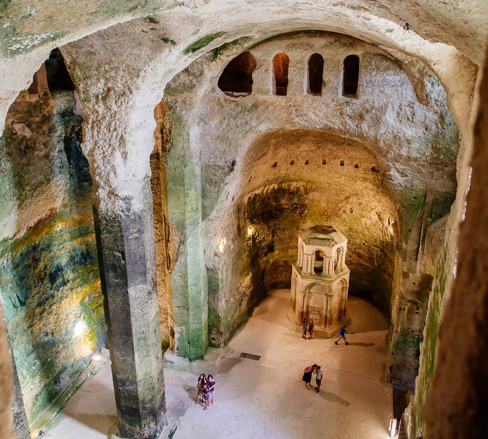Eglise souterraine Aubeterre