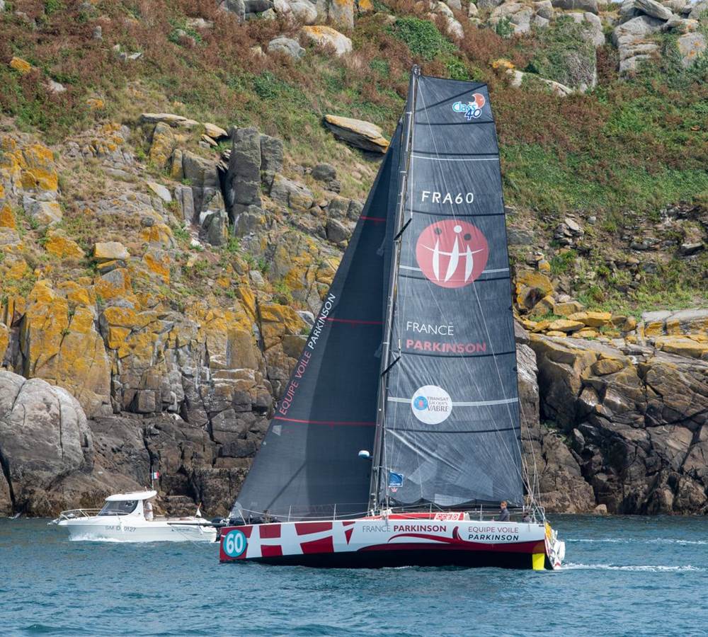 Skipper Cancalais Équipe Voile Parkinson Class40