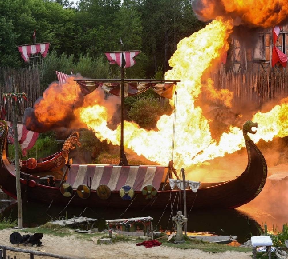 Spectacle pyrotechnique