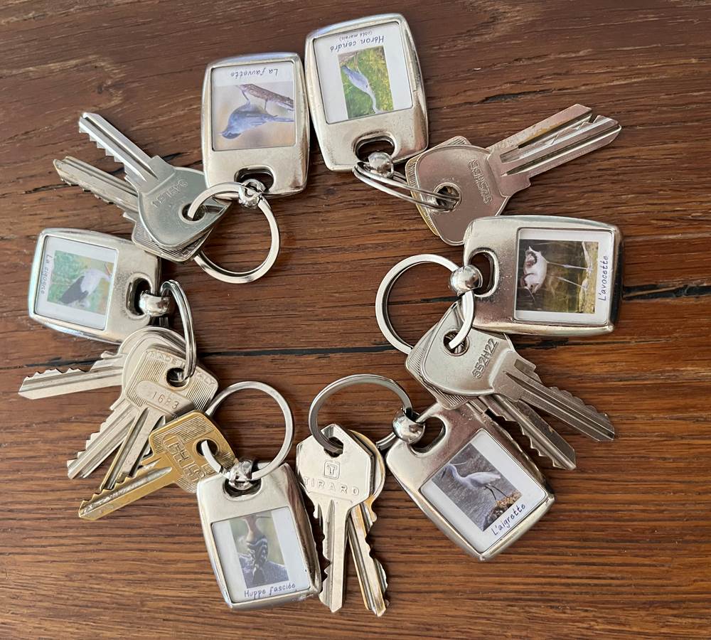 Trousseau des clés de L'Enclos Bleu