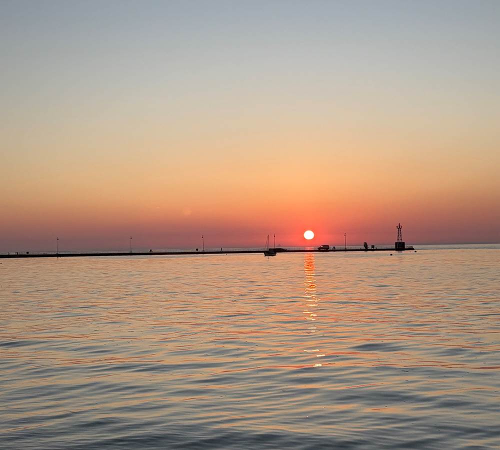 Vue sur mer port de cancale