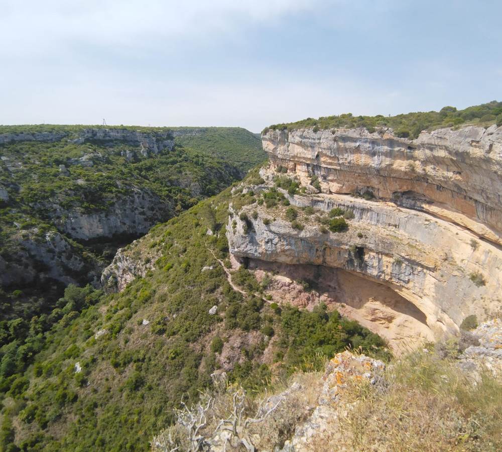 La magnifique vue sur les gorges du Brian