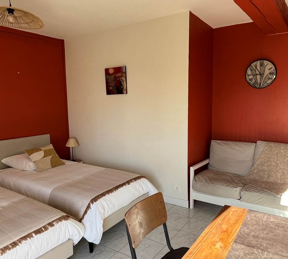 Coin salon et nuit Fauvette