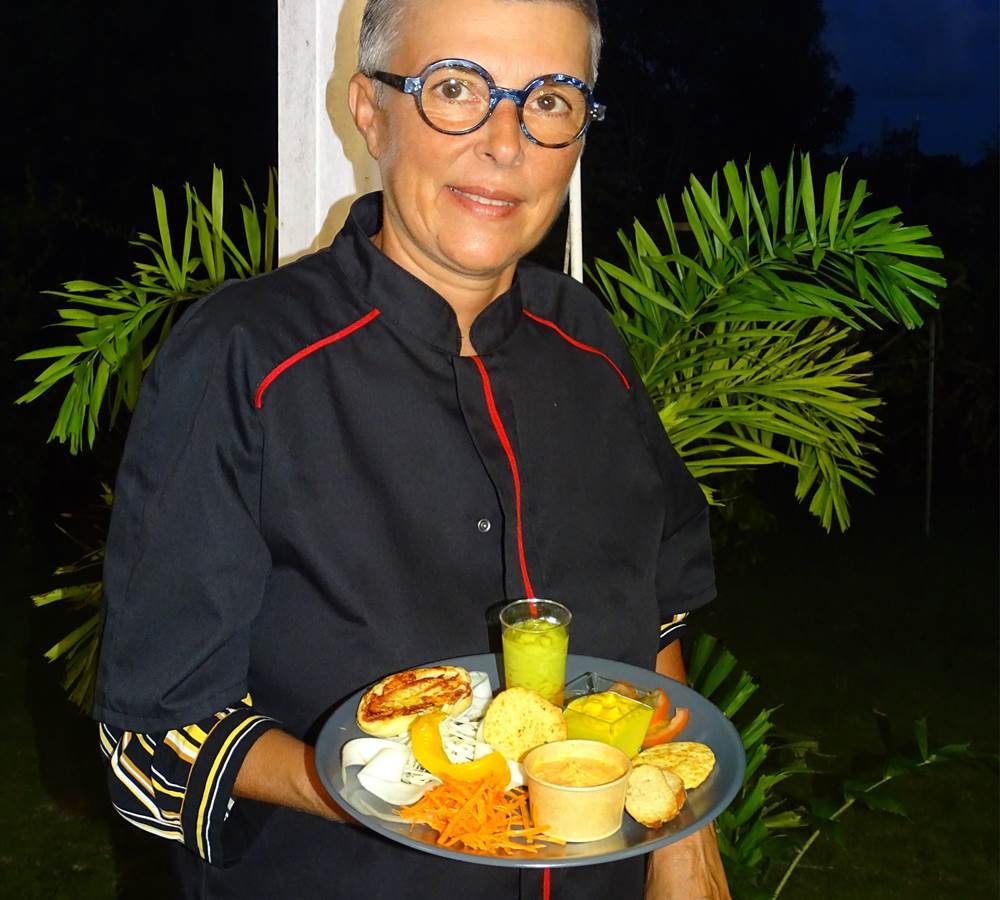 Iguane House villas & Micro Spa cheffe Laurence