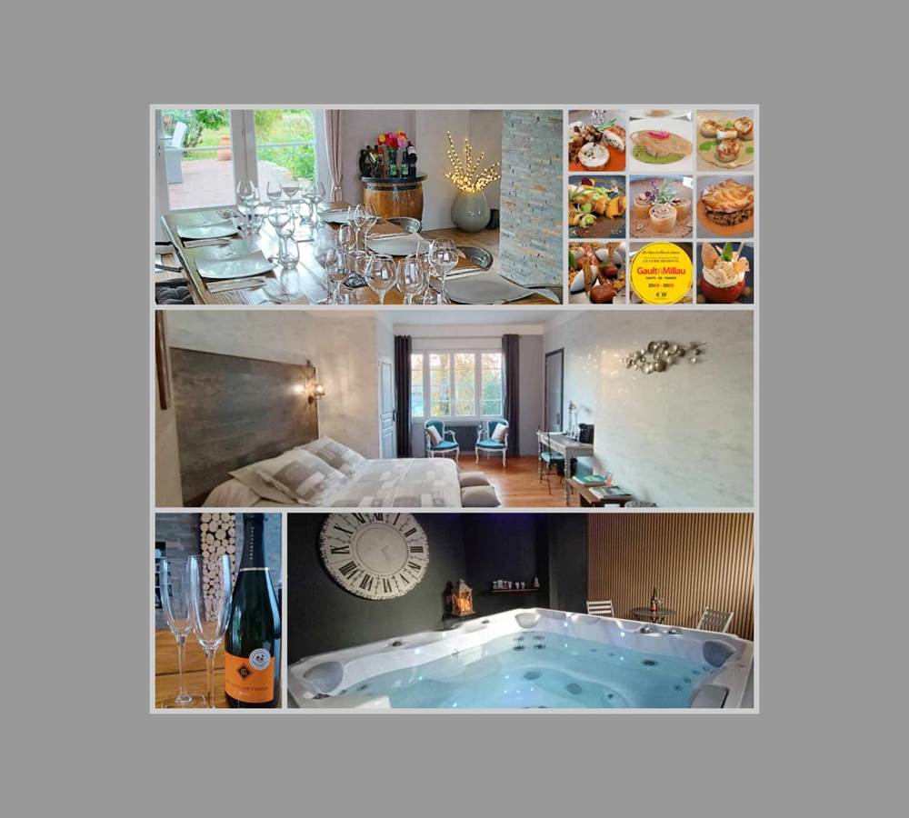 UN RÊVE DE DETENTE ET DE GASTRONOMIE + 1Btle CHAMPAGNE