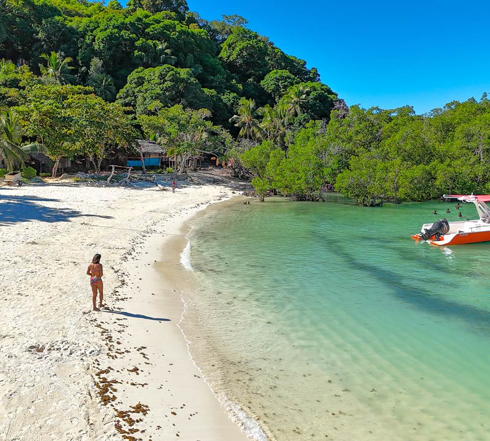 Plage paradisiaque Nosy Be