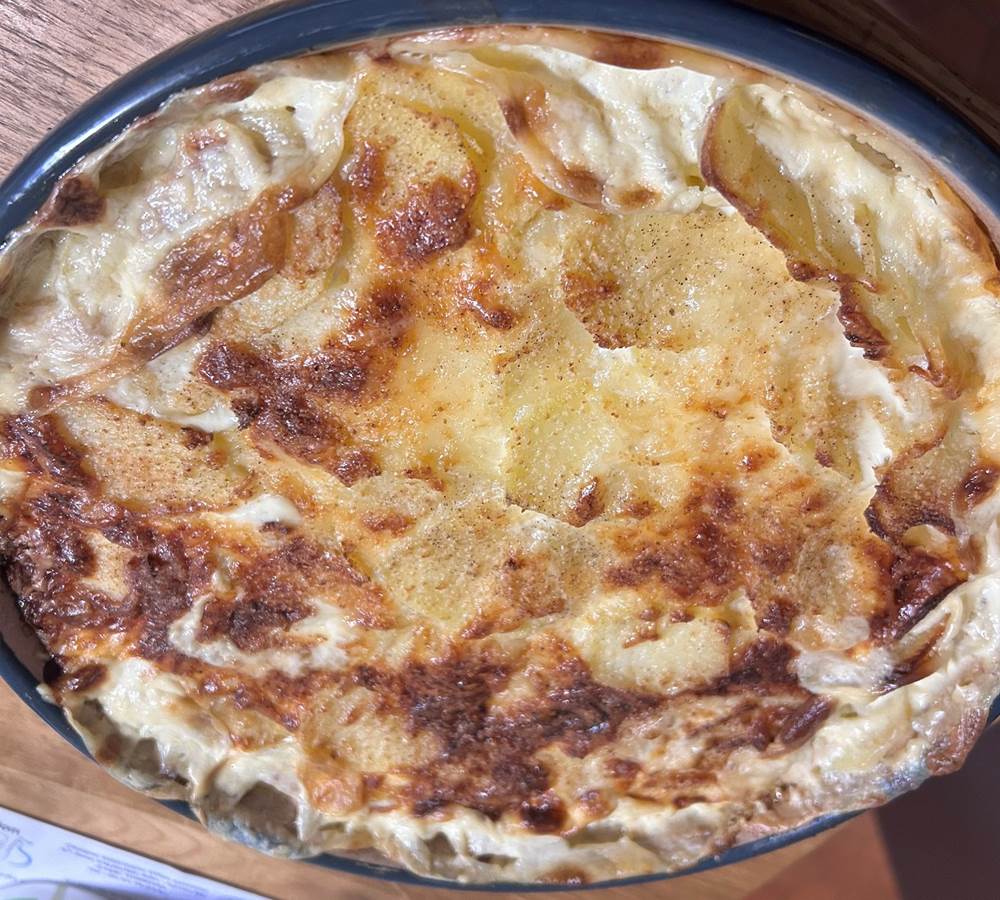 En accompagnement : un bon gratin dauphinois