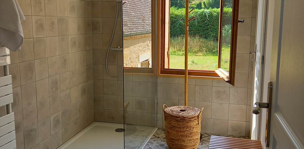 Gîte ADOREI - Salle de bain - douche italienne