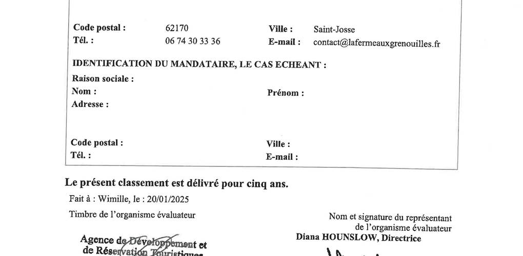Décision de classement - La Grange - FLIPO Denis-Mathieu