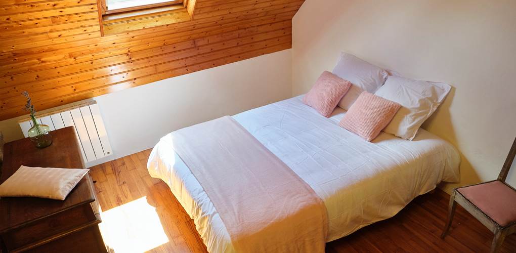 Chambre étage Gîte Petite Evasion (3+2=5 couchages supplémentaires)