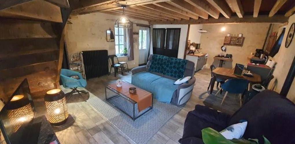 MOULIN DE BARUTEL GÎTE & SPA - Pièce de vie