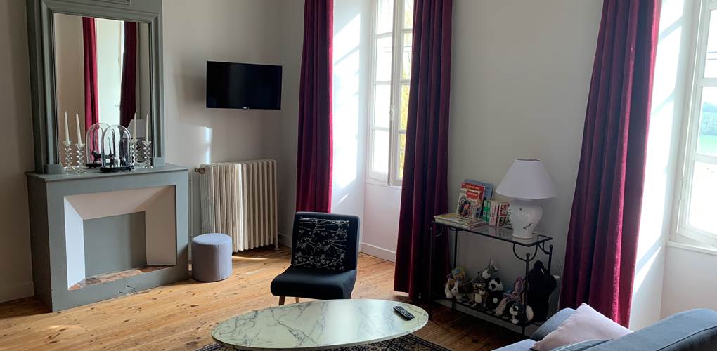 Salon privé de la suite des baldaquins