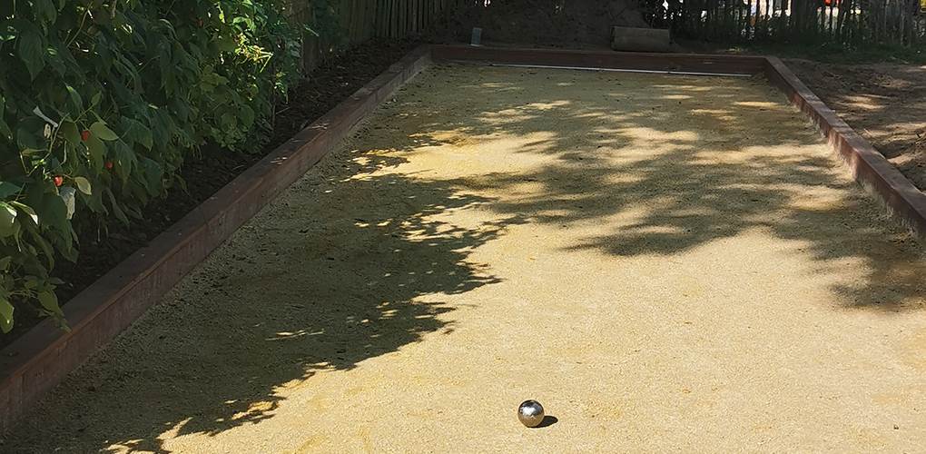 Piste de pétanque