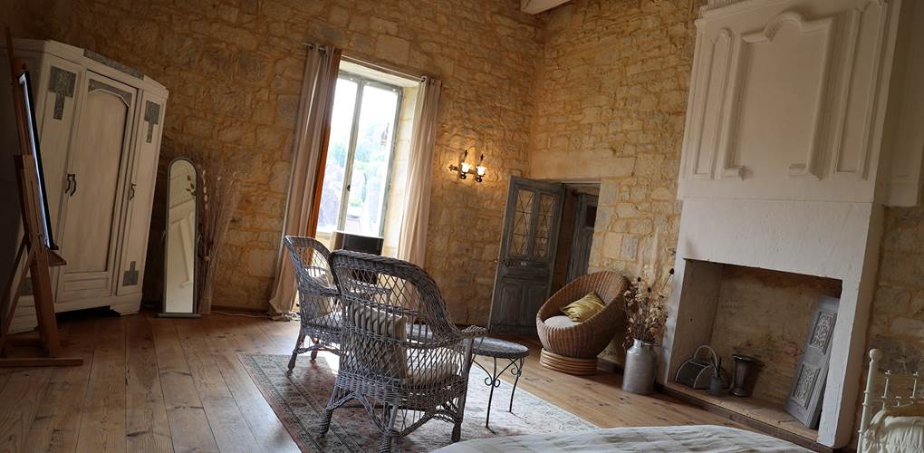 Chateau de Saint Chamarand, chambre du ROI, Aile Renaissance (3)