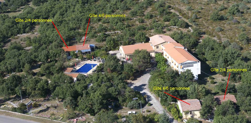 PHOTO AERIENNE EMPLACEMENT GITE