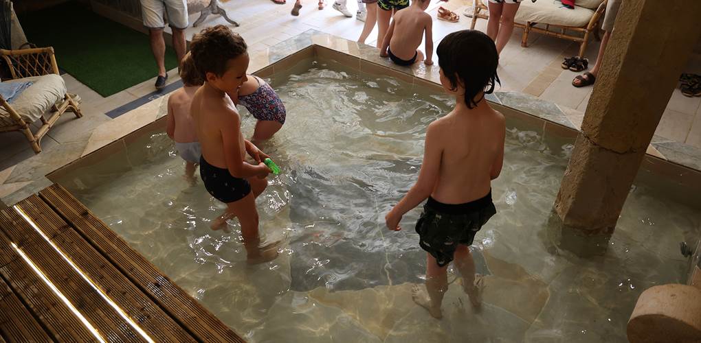 Chateau de Saint Chamarand, Bain Romain, espace fraicheur