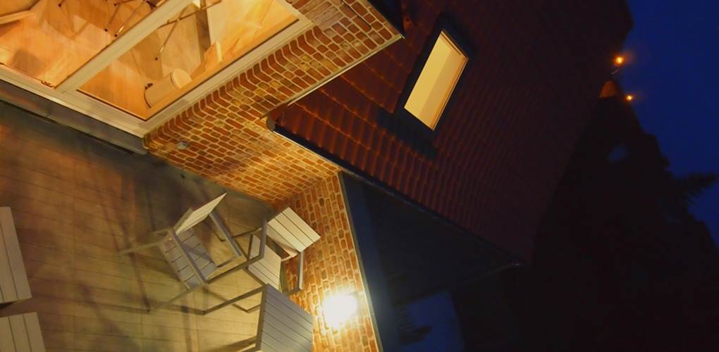 Terrasse privée à l'étage