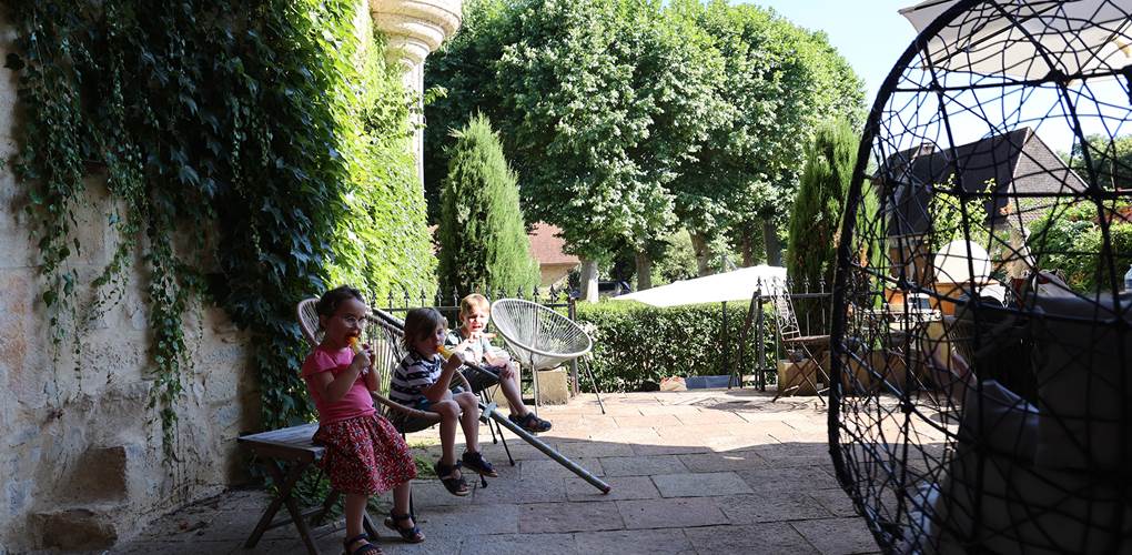 Chateau de Saint Chamarand, vie, enfants, evenements