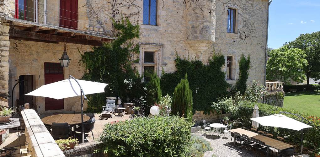 Chateau de Saint Chamarand - Exterieur, terasse et jardin (6)