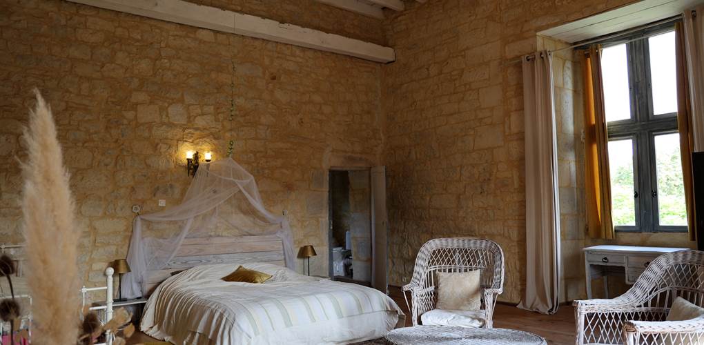 Chateau de Saint Chamarand, chambre du ROI, Aile Renaissance (4)