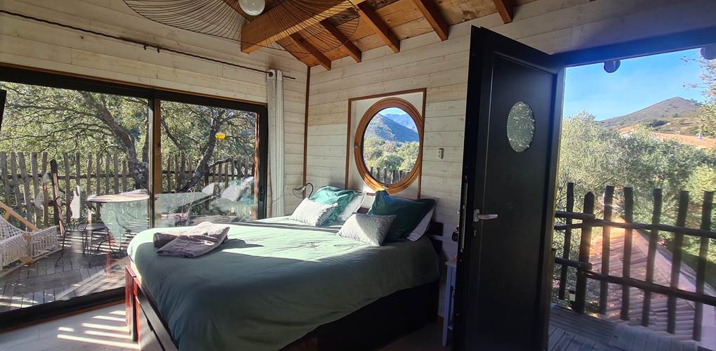 Vue montagne depuis la chambre