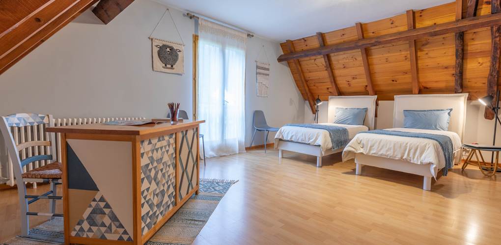 chambre Bohème - 2 lits 90 x 200