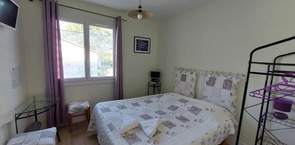 chambre double vue jardin