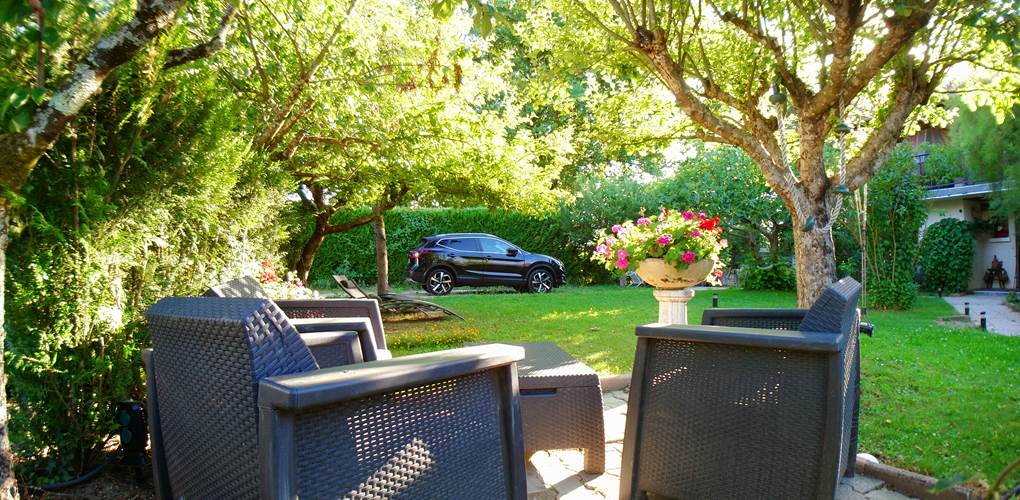 Terrasse intime jardin