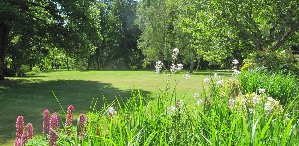Depuis votre chambre, vous pourrez admirer la beauté du parc fleuri et arboré.