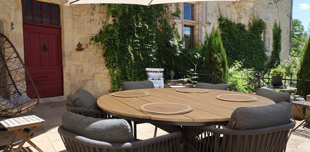 Chateau de Saint Chamarand - Exterieur, terasse et jardin (10)