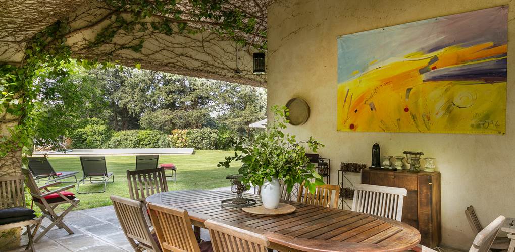 Salle à manger d'été