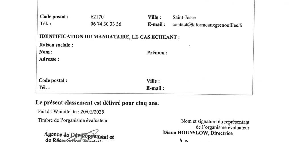 Décision de classement -  Le Pré - FLIPO Denis-Mathieur