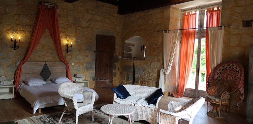 Chateau de Saint Chamarand, chambre des Peyronnenc, Aile Renaissance