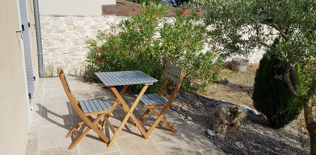 Terrasse du gîte 2 B