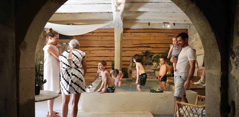 Chateau de Saint Chamarand, Bain Romain, espace fraicheur (2)