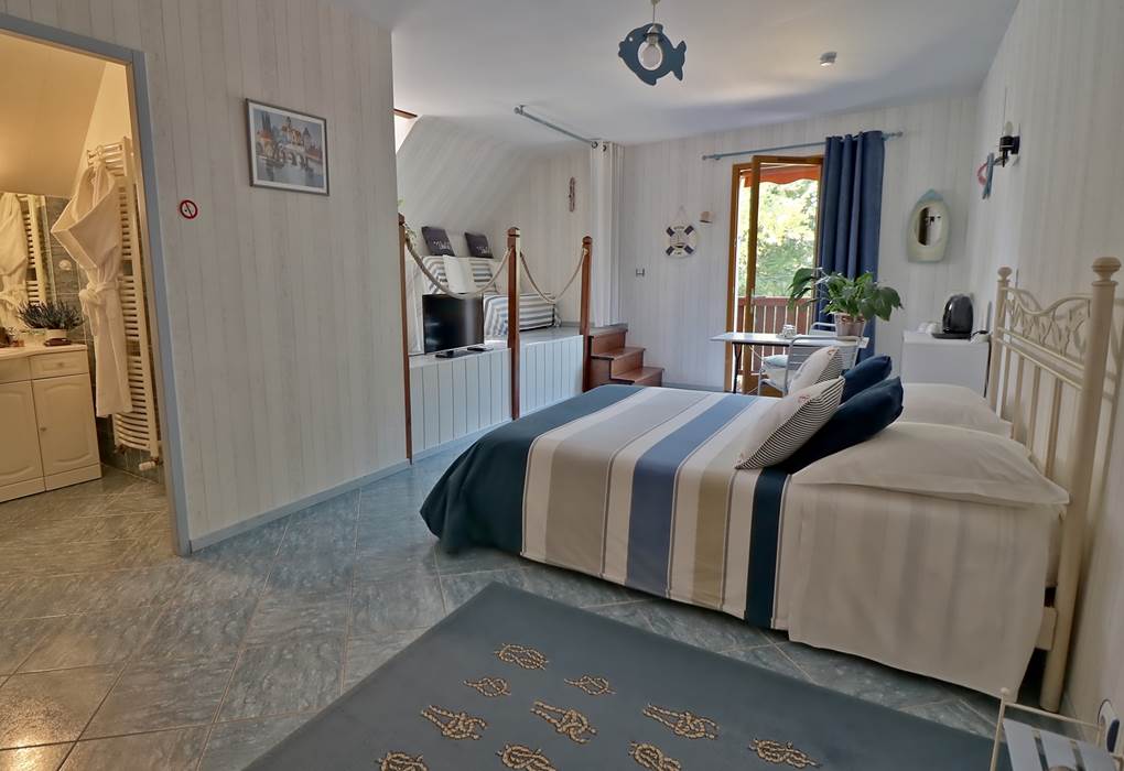 Chambre double de Luxe Le Pas de l' Âne Saint Ondras