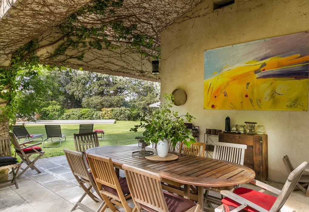 Salle à manger d'été