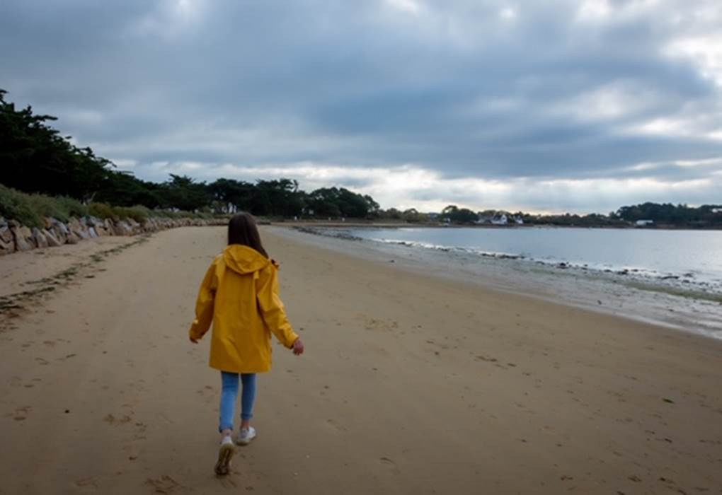 Balade sur la plage de Locmiquel