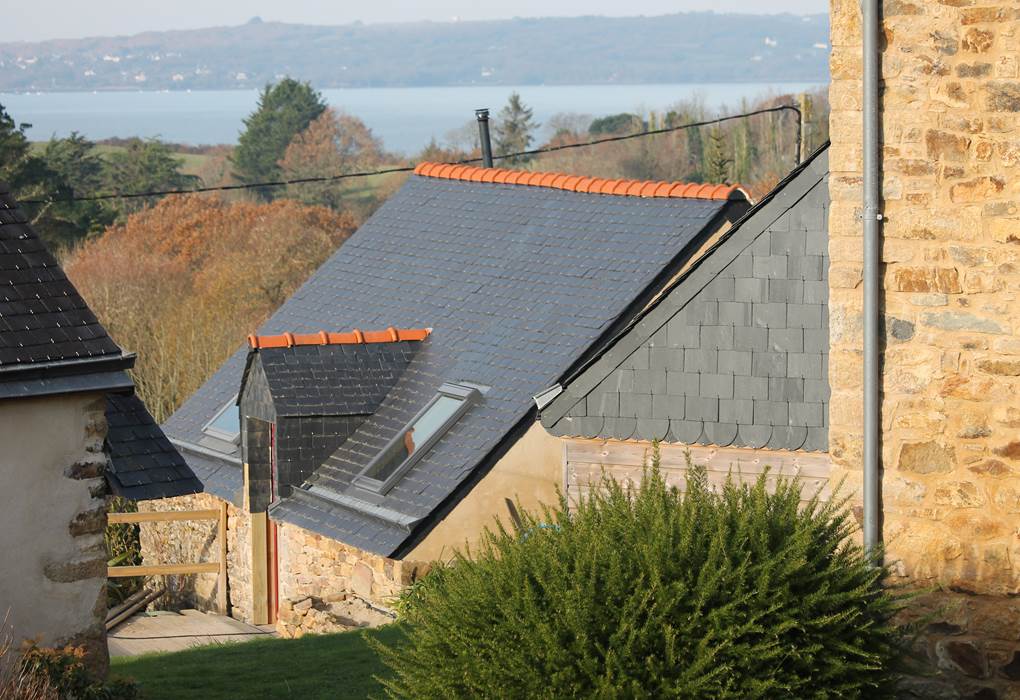 Gouelet-Ker "Ouessant" la mer n'est pas loin !! on est sur la presqu'ile de Logonna-Daoulas