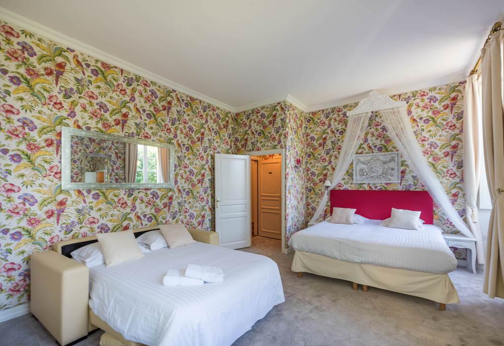 Chambre Perroquets château vue d'ensemble