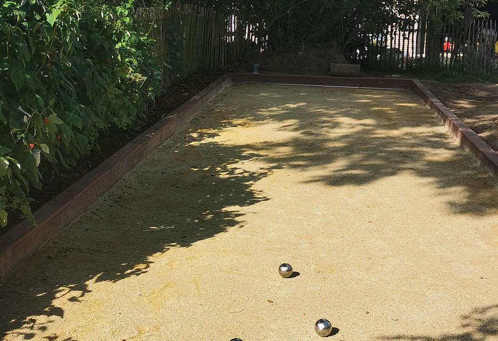 Piste de pétanque