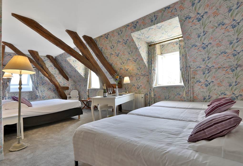 Chambre Parme château 2 à 5 couchages