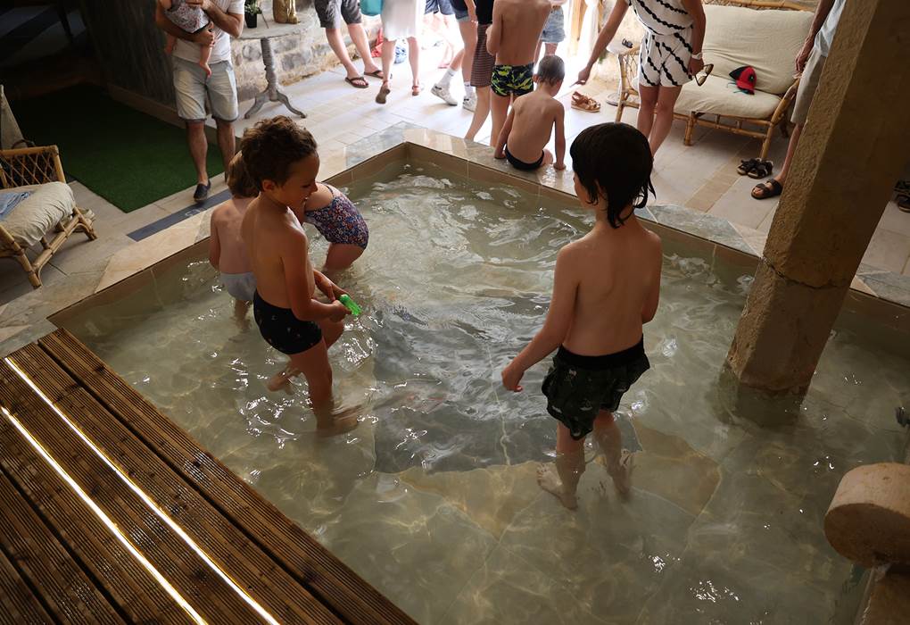 Chateau de Saint Chamarand, Bain Romain, espace fraicheur