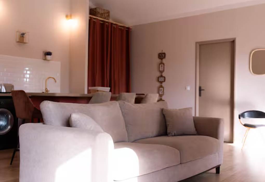 canapé convivial Appartement La Bastide